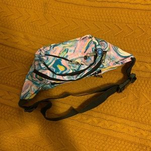 multi colored cross body bag